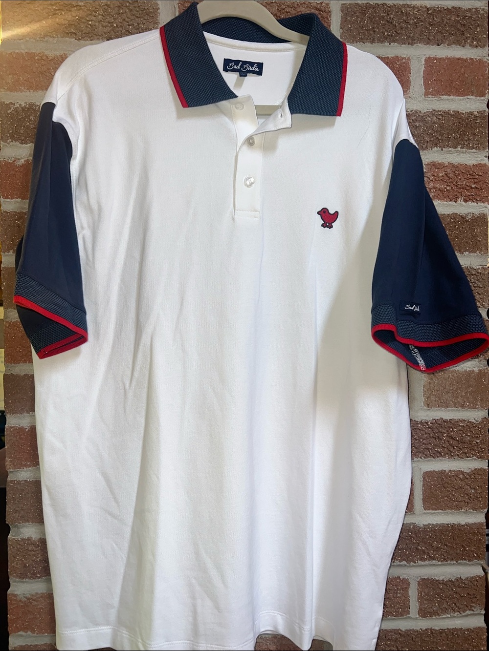 NEW Bad Birdie Pique USA Golf Polo NWOT